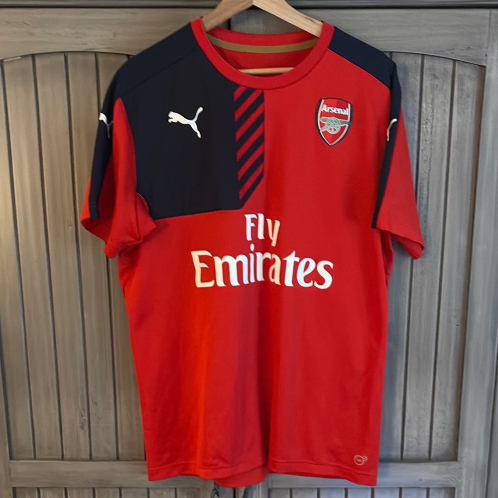 Arsenal Puma Red and Black Jersey